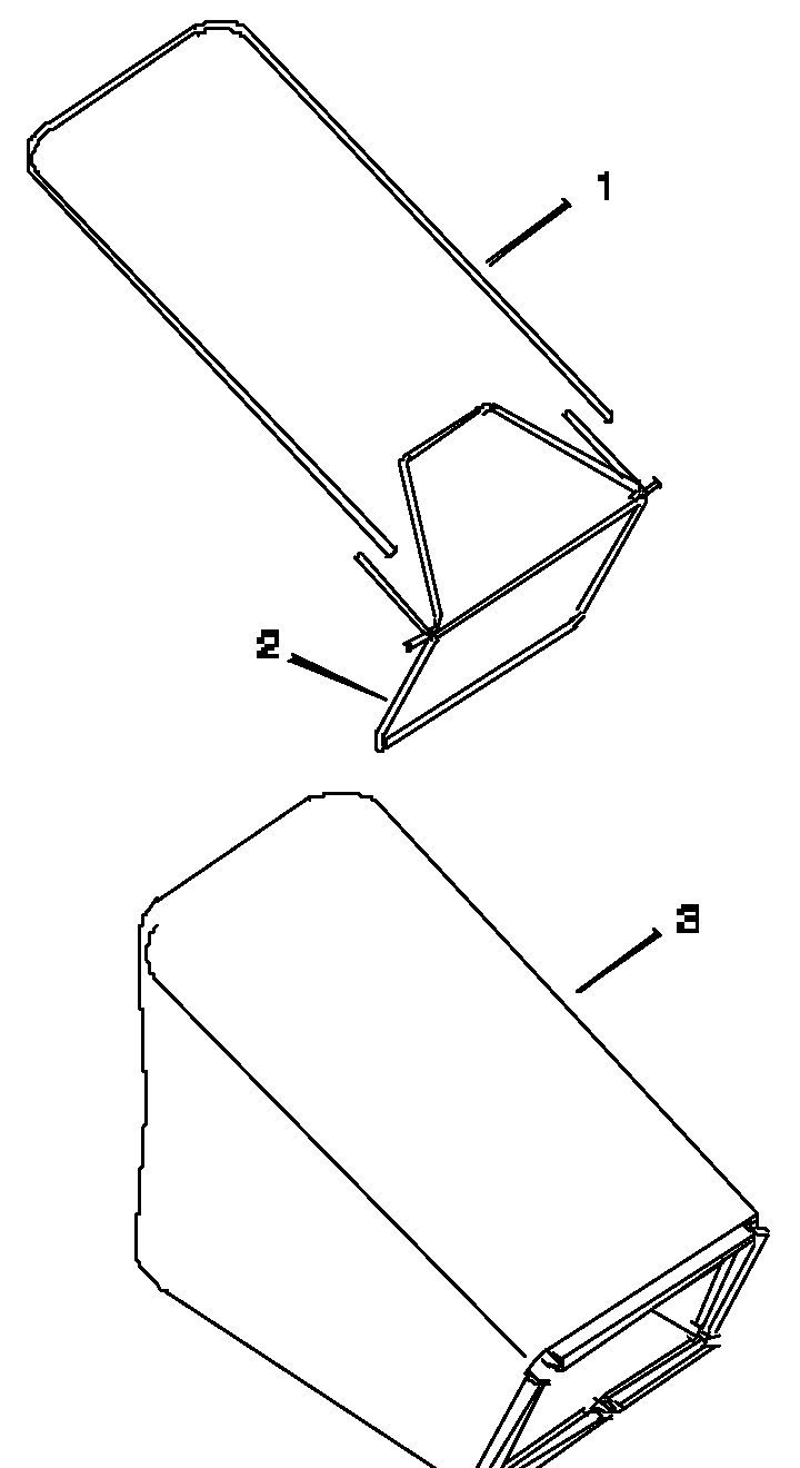 Bag Assembly Diagram and Parts List for 21975X92C 1997 Briggs and Stratton Lawn Mower